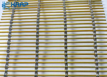 Arsitektur Eksterior Dinding Dekoratif Stainless Steel Batang Kabel Logam Wire Mesh