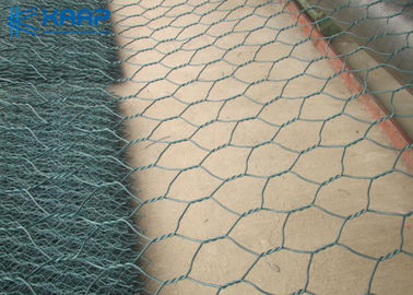 Hexagonal Net Stone Diisi Perlindungan Kemiringan Dinding Wire Mesh