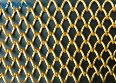Mesh Aluminium Bahan Dekoratif untuk Dinding Tirai / Arsitektur Mesh