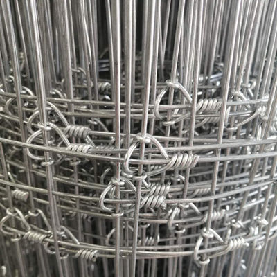Halaman Galvanis 2.3m Woven Wire Mesh Untuk Pagar Bidang Bersama Engsel