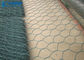 PVC Tenunan Gabion Keranjang Berat Tepi Tenunan Heksagonal Mesh 3.4mm Mudah Dibangun